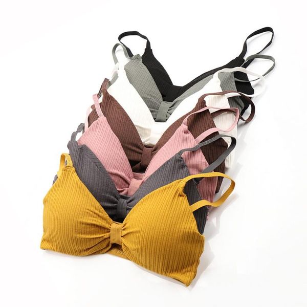 bras women girl ribbed knit bra bralette candy color cross strappy backless underwear hollow knotted front push up padded crop 1, Red;black
bras women girl ribbed knit bra bralette candy color cross strappy backless underwear hollow knotted front push up padded crop 1, Red;black