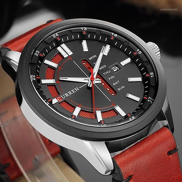 watch men red leather fashion 2021 military quartz wrist erkek kol saati mens watches sports wristwatch wristwatches, Slivery;brown
watch men red leather fashion 2021 military quartz wrist erkek kol saati mens watches sports wristwatch wristwatches, Slivery;brown