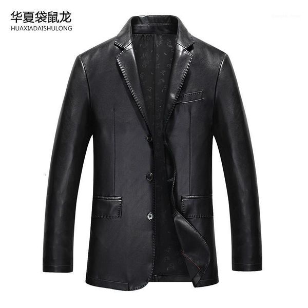 men's fur & faux brand genuine leather jacket men slim fit style luxury lapel collar male suits for sheepskin, Black
men's fur & faux brand genuine leather jacket men slim fit style luxury lapel collar male suits for sheepskin, Black