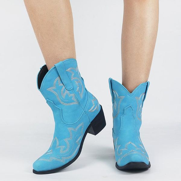 boots sarairis square heel great quality modern ankle western fashion concise embroider comfy women shoes, Black
boots sarairis square heel great quality modern ankle western fashion concise embroider comfy women shoes, Black