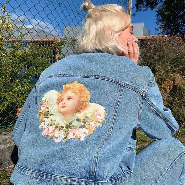 women's jackets chic street angel girls denim women's jacket casual harajuku washed blue jeans vintage woman jackets chic y2k coat, Black;brown
women's jackets chic street angel girls denim women's jacket casual harajuku washed blue jeans vintage woman jackets chic y2k coat, Black;brown