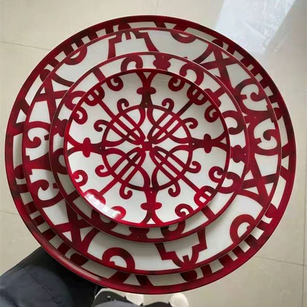 red color ceramic plate dinnerware dishes decorative bone china dinner sets steak dessert tableware wholesale
red color ceramic plate dinnerware dishes decorative bone china dinner sets steak dessert tableware wholesale
