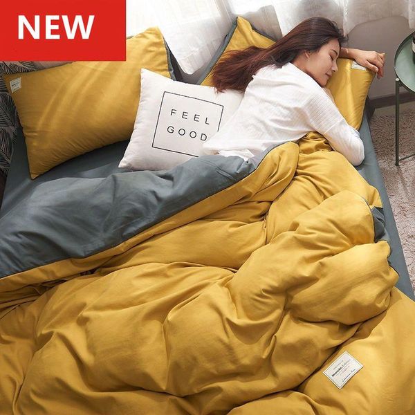 bedding sets cotton bed 1duvet cover 1bed sheet pillow cases 4 pieces/set set for 1.5m/1.8m/2m solid color
bedding sets cotton bed 1duvet cover 1bed sheet pillow cases 4 pieces/set set for 1.5m/1.8m/2m solid color