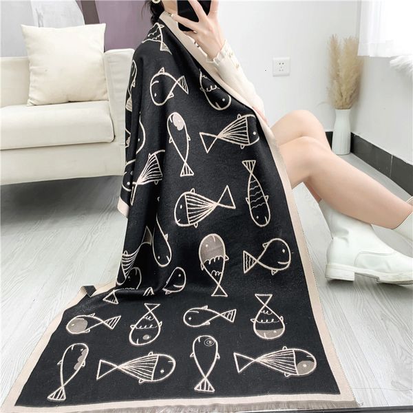 tippet muffler scarf 2021 soft girl cute cartoon pattern tassel imitation cashmere autumn and winter men's women's scarf warm cloa, Blue;gray
tippet muffler scarf 2021 soft girl cute cartoon pattern tassel imitation cashmere autumn and winter men's women's scarf warm cloa, Blue;gray
