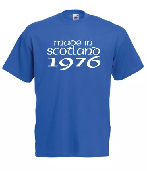 made in scotland 1976 xmas gift idea mens women t shirts multi-color s-2xl, White;black
made in scotland 1976 xmas gift idea mens women t shirts multi-color s-2xl, White;black