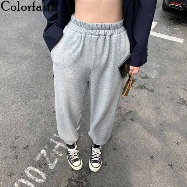 colorfaith summer women pants high elastic waist casual pockets sweat sports joggers harem thin loose wild trousers p4057 210413, Black;white
colorfaith summer women pants high elastic waist casual pockets sweat sports joggers harem thin loose wild trousers p4057 210413, Black;white