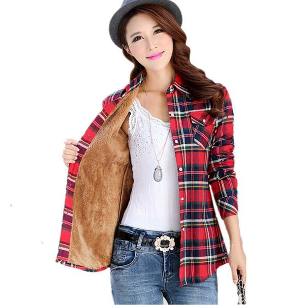 women's t-shirt t shirt women winter fashion casual warm wool s blouse long sleeve slim plus velvet plaid female azev, White
women's t-shirt t shirt women winter fashion casual warm wool s blouse long sleeve slim plus velvet plaid female azev, White