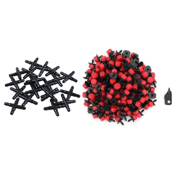 watering equipments adjustable irrigation drippers emitters micro-sprinklers heads kits with 20 pcs black sprinkler tee pipe
watering equipments adjustable irrigation drippers emitters micro-sprinklers heads kits with 20 pcs black sprinkler tee pipe