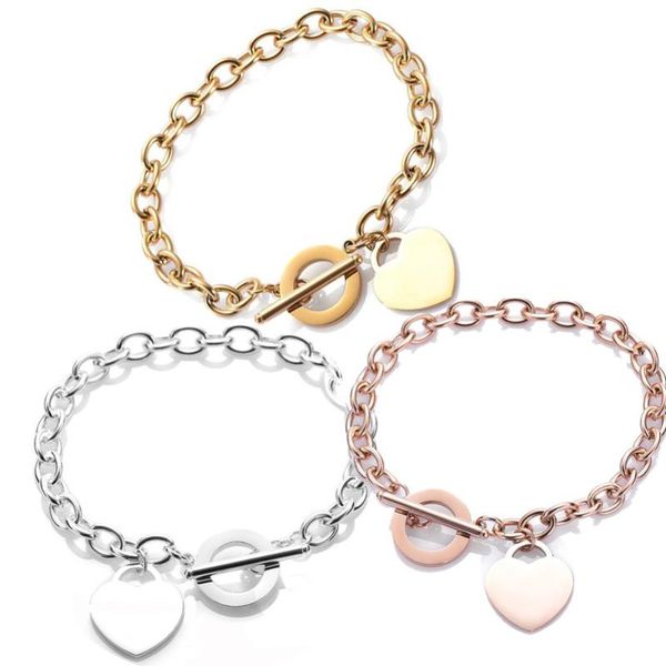 charm bracelets classic 3 colour carve forever love heart bracelet for women titanium steel gold color woman jewelry lover gift #293151, Golden;silver
charm bracelets classic 3 colour carve forever love heart bracelet for women titanium steel gold color woman jewelry lover gift #293151, Golden;silver