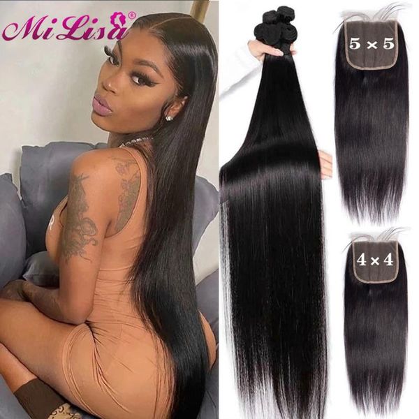 human hair bulks hd lace 5x5 closure with bundles 3 bone straight frontal malaysian, Black
human hair bulks hd lace 5x5 closure with bundles 3 bone straight frontal malaysian, Black