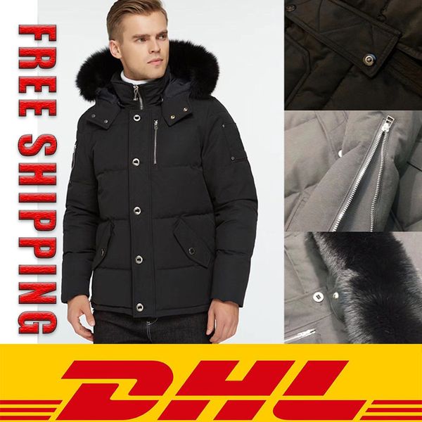 dhl hiping winter outdoor leisure sports canada down jacket white duck parker long leather collar cap warm real wolf fur stylish classic coa, Black
dhl hiping winter outdoor leisure sports canada down jacket white duck parker long leather collar cap warm real wolf fur stylish classic coa, Black