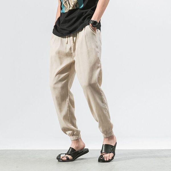 men's pants nice chinese style casual men harem jogger fitness trousers male traditional harajuku, Black
men's pants nice chinese style casual men harem jogger fitness trousers male traditional harajuku, Black