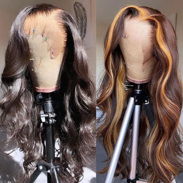 lace wigs wavy human hair 150% honey blonde ombre 13x6 brazilian brown color deep body wave hd frontal highlight front, Black;brown
lace wigs wavy human hair 150% honey blonde ombre 13x6 brazilian brown color deep body wave hd frontal highlight front, Black;brown