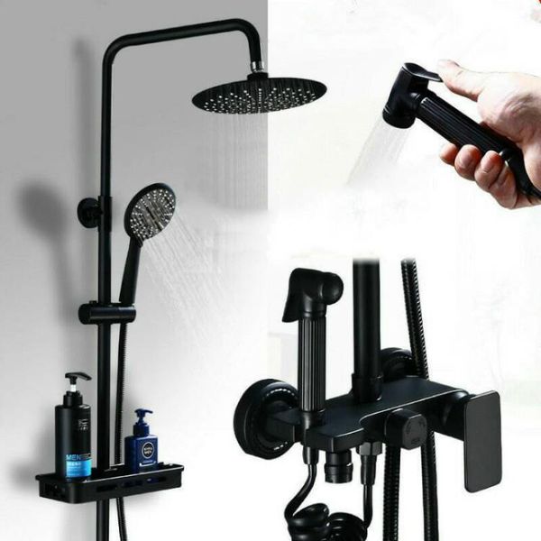 bathroom shower sets all copper black constant temperature suit household spray supercharged four gear multifunctional
bathroom shower sets all copper black constant temperature suit household spray supercharged four gear multifunctional