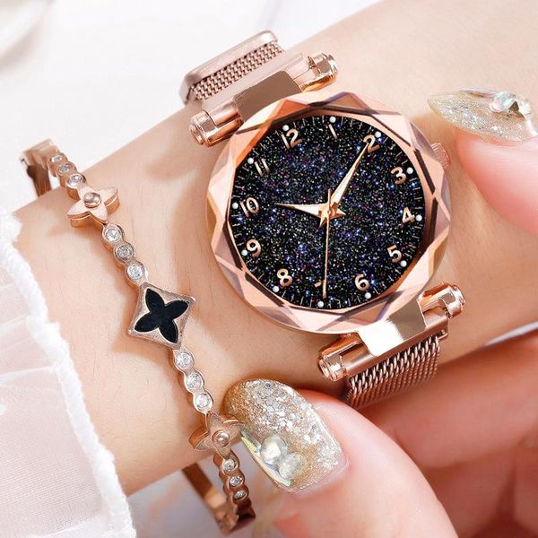 wristwatches luxus frauen uhren magnetische starry sky weibliche uhr quarz armbanduhr mode damen relogio feminino, Slivery;brown
wristwatches luxus frauen uhren magnetische starry sky weibliche uhr quarz armbanduhr mode damen relogio feminino, Slivery;brown