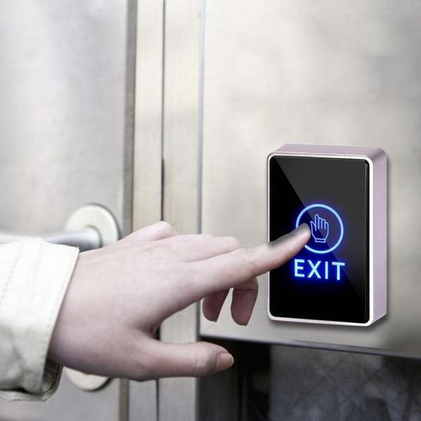 touch type door exit button infrared sensing release unlock switch panel led light for access control system fingerprint
touch type door exit button infrared sensing release unlock switch panel led light for access control system fingerprint