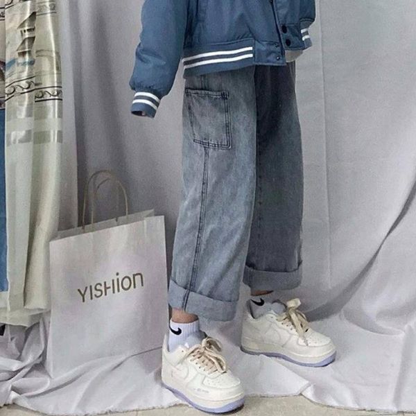 women's jeans woman pants spring and autumn side pocket for women baggy straight trousers pantalones vaqueros mujer, Blue
women's jeans woman pants spring and autumn side pocket for women baggy straight trousers pantalones vaqueros mujer, Blue