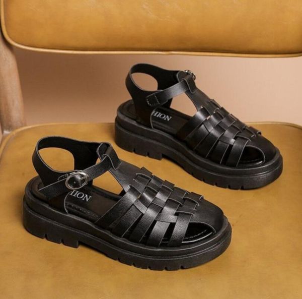 sandals women's roman 2021 gladiator baotou rome flat comfortable thick bottom commuter fashion casual, Black
sandals women's roman 2021 gladiator baotou rome flat comfortable thick bottom commuter fashion casual, Black