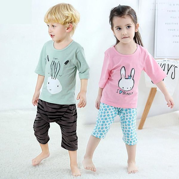 clothing sets summer baby set cotton soft short sleeve t shirt + pants children pajamas suit toddler underwear kid sleepwear1, White
clothing sets summer baby set cotton soft short sleeve t shirt + pants children pajamas suit toddler underwear kid sleepwear1, White