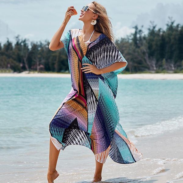 women's swimwear colorful flower block positioning robe loose size long skirt bikini blouse sunscreen shirt beach holiday, White;black
women's swimwear colorful flower block positioning robe loose size long skirt bikini blouse sunscreen shirt beach holiday, White;black