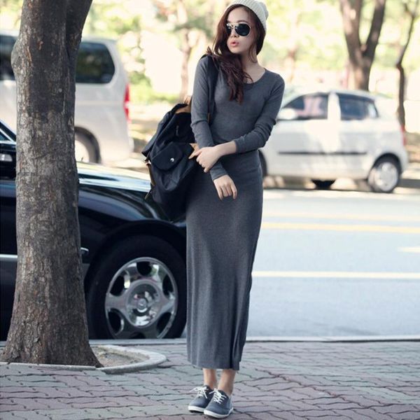 casual dresses 2021 autumn dress women gray/black o-neck long sleeve cotton streetwear maxi beach style vestido femininas, Black;gray
casual dresses 2021 autumn dress women gray/black o-neck long sleeve cotton streetwear maxi beach style vestido femininas, Black;gray