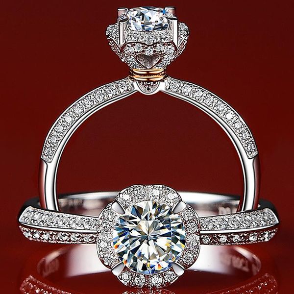 cluster rings 14k gold 1 2 3 4 5 moissanite ring women elegant rose flower heart wedding bouquet engagement anniversary, Golden;silver
cluster rings 14k gold 1 2 3 4 5 moissanite ring women elegant rose flower heart wedding bouquet engagement anniversary, Golden;silver