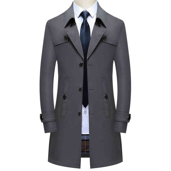 thoshine - men's long raincoat, high-quality button coat, fashion, windbreak, large, spring and autumn, Tan;black
thoshine - men's long raincoat, high-quality button coat, fashion, windbreak, large, spring and autumn, Tan;black