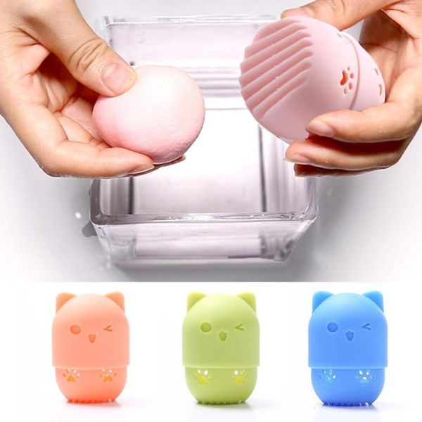 sponges, applicators & cotton kitten beauty powder puff dustproof holder sponge makeup cosmetic portable box egg case drying soft silicone w
sponges, applicators & cotton kitten beauty powder puff dustproof holder sponge makeup cosmetic portable box egg case drying soft silicone w