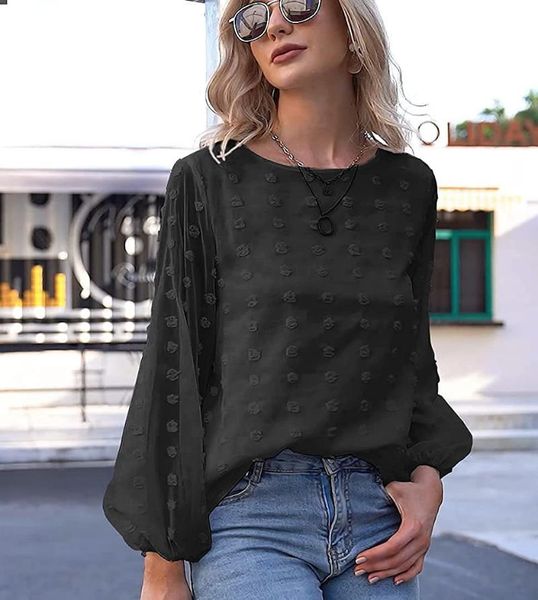women's blouses & shirts donsignet fashion blouse spring autumn casual round neck pullover pure color loose jacquard hair ball, White
women's blouses & shirts donsignet fashion blouse spring autumn casual round neck pullover pure color loose jacquard hair ball, White