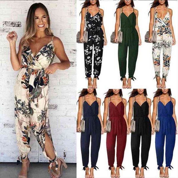high street women sleeveless v neck loose baggy overalls floral pencil romper with pockets, Black;white
high street women sleeveless v neck loose baggy overalls floral pencil romper with pockets, Black;white
