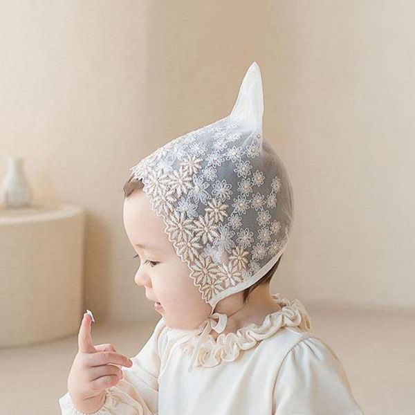 new spring baby girl lace flower sun hat toddlers newborn girls cap kids soft bonnet pgraphy props for baby accessories 210413, Yellow
new spring baby girl lace flower sun hat toddlers newborn girls cap kids soft bonnet pgraphy props for baby accessories 210413, Yellow