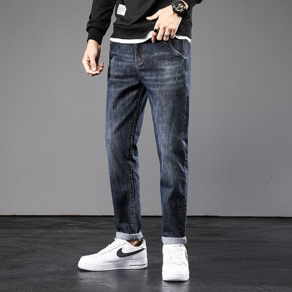 jeans newly designer fashion men jeans vintage blue slim fit casual cotton denim elastic harem pants korean style wide leg trousers
jeans newly designer fashion men jeans vintage blue slim fit casual cotton denim elastic harem pants korean style wide leg trousers