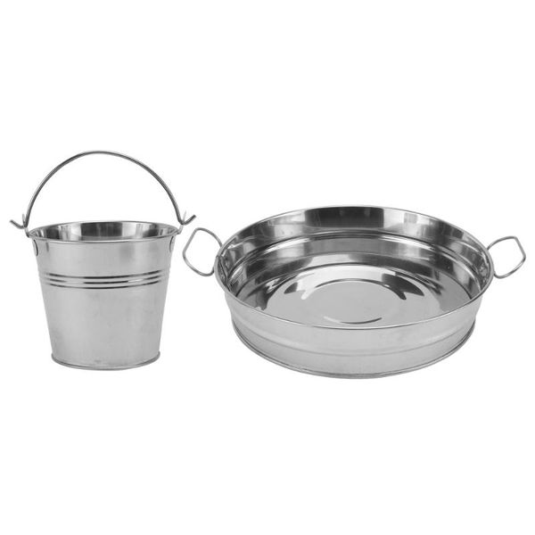 buckets 2pcs casual bar food stainless bread bucket chicken cutlet containers
buckets 2pcs casual bar food stainless bread bucket chicken cutlet containers
