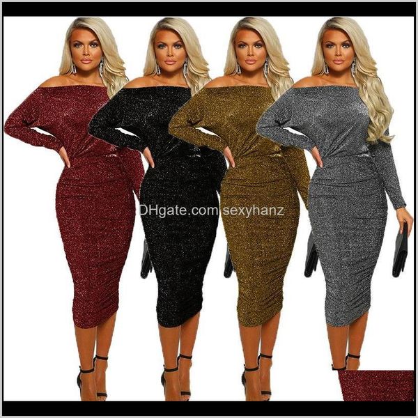 casual dresses womens clothing apparel drop delivery 2021 fashion elegant sequins women long sleeve glitter bodycon off shoulder dress e, Black;gray
casual dresses womens clothing apparel drop delivery 2021 fashion elegant sequins women long sleeve glitter bodycon off shoulder dress e, Black;gray