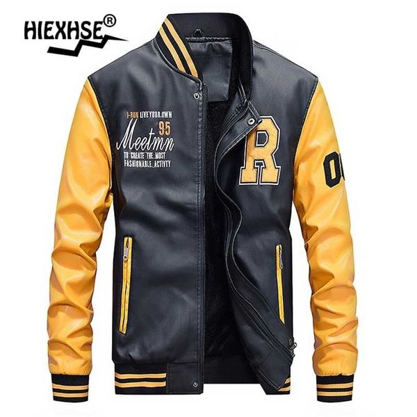 leather jacket men bomber jacket motorcycle stand collar jacket winter coats autumn comfort business coat m-4xl 211118, Black
leather jacket men bomber jacket motorcycle stand collar jacket winter coats autumn comfort business coat m-4xl 211118, Black