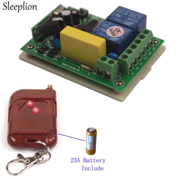 smart home control sleeplion ac 220v 2 channel wireless switch 1 receiver+1/2/3 transmitter remote universal module 315/433mhz
smart home control sleeplion ac 220v 2 channel wireless switch 1 receiver+1/2/3 transmitter remote universal module 315/433mhz