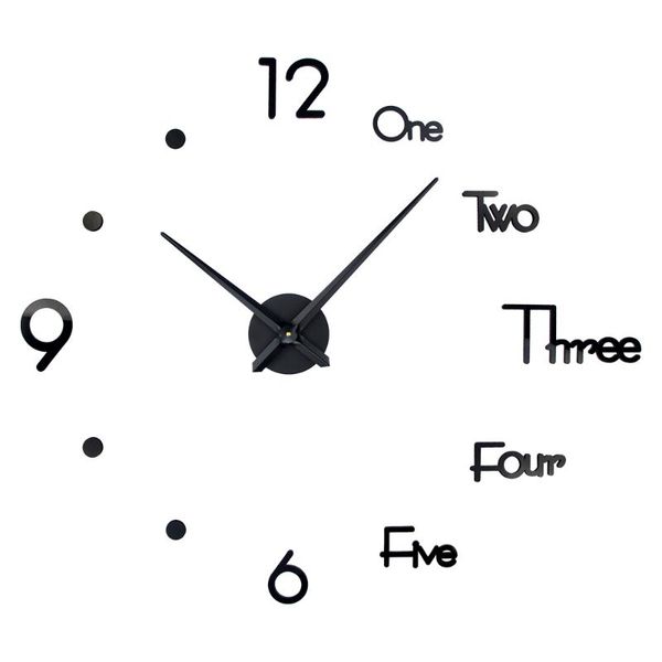 large wall clock modern design sticker silent home decor living room acrylic mirror nordic clocks
large wall clock modern design sticker silent home decor living room acrylic mirror nordic clocks