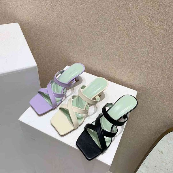 slippers narrow band women hollow ladies summer sandals slides thin high heels pumps dress shoes purple fashion o2np, Black
slippers narrow band women hollow ladies summer sandals slides thin high heels pumps dress shoes purple fashion o2np, Black