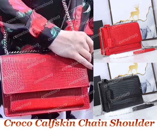 wholesale croco calfskin leather chain crossbody bags lady's strap shoulder bag genuine leathers handbags wallet 22cm 2906 box purse co
wholesale croco calfskin leather chain crossbody bags lady's strap shoulder bag genuine leathers handbags wallet 22cm 2906 box purse co