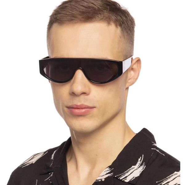 sunglasses fashion wrap for men flat shield women, White;black 
sunglasses fashion wrap for men flat shield women, White;black