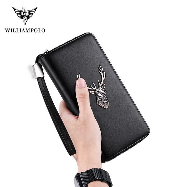 wallets williampolo leather men zipper coin purses deer totem clutch female money bag holder, Red;black
wallets williampolo leather men zipper coin purses deer totem clutch female money bag holder, Red;black