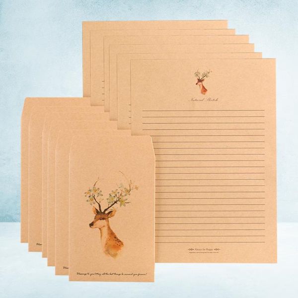gift wrap 18pcs creative deer pattern diy kraft envelope paper envelopes for multipurpose postcard storage
gift wrap 18pcs creative deer pattern diy kraft envelope paper envelopes for multipurpose postcard storage