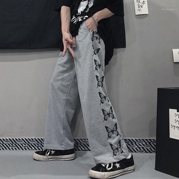 women and men harajuku vintage straight pants elastic waist loose casual printed streetwear wide leg hip hop dance jazz women's & capri, Black;white
women and men harajuku vintage straight pants elastic waist loose casual printed streetwear wide leg hip hop dance jazz women's & capri, Black;white