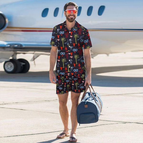 hawaiian sea coconut tree men tracksuits print rompers beachwear short sleeve harem cargo overalls summer casual zipper beach mens sets, Gray
hawaiian sea coconut tree men tracksuits print rompers beachwear short sleeve harem cargo overalls summer casual zipper beach mens sets, Gray