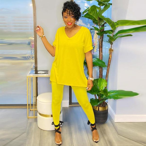 plus size tracksuits pure color xl-5xl large two piece suit for women v neck short sleeve loose and skinny long pants loungewear outfits, Black
plus size tracksuits pure color xl-5xl large two piece suit for women v neck short sleeve loose and skinny long pants loungewear outfits, Black