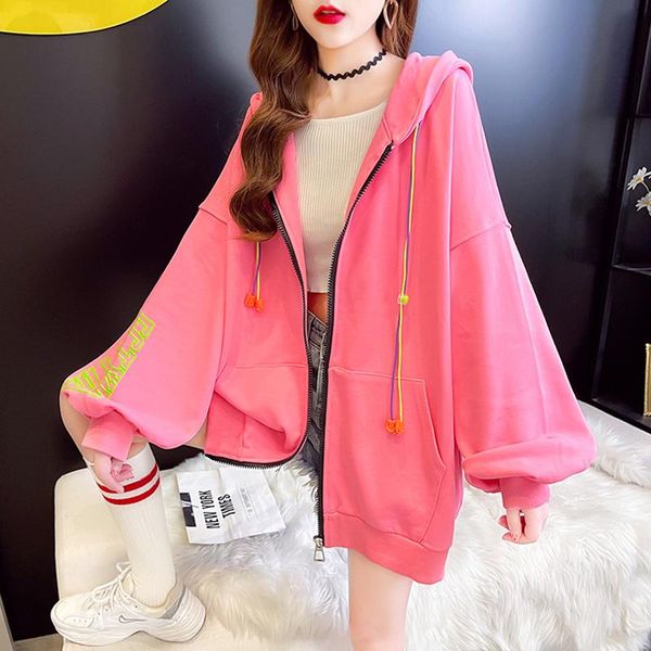 women's hoodies & sweatshirts hoodie women long and loose 2021 autumn cotton all-match zip up sweetshirts oversized harajuku korean, Black
women's hoodies & sweatshirts hoodie women long and loose 2021 autumn cotton all-match zip up sweetshirts oversized harajuku korean, Black