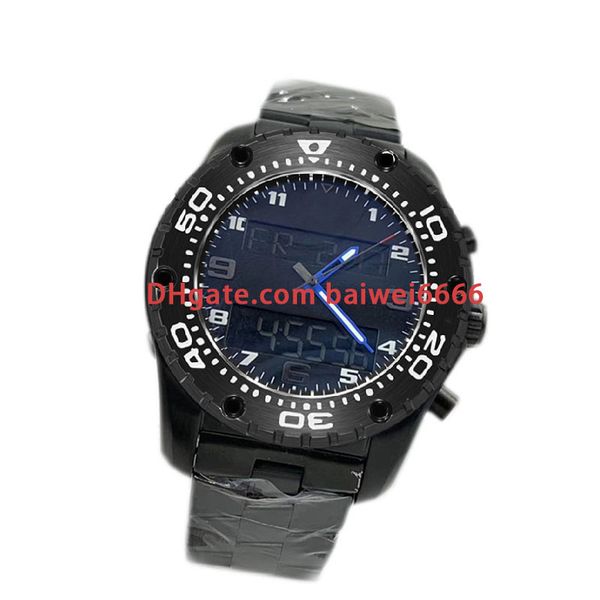 montre de luxe men watches dual time zone watch electronic pointer display black wristwatches satinless steel mens sport wristwatch, Slivery;brown
montre de luxe men watches dual time zone watch electronic pointer display black wristwatches satinless steel mens sport wristwatch, Slivery;brown