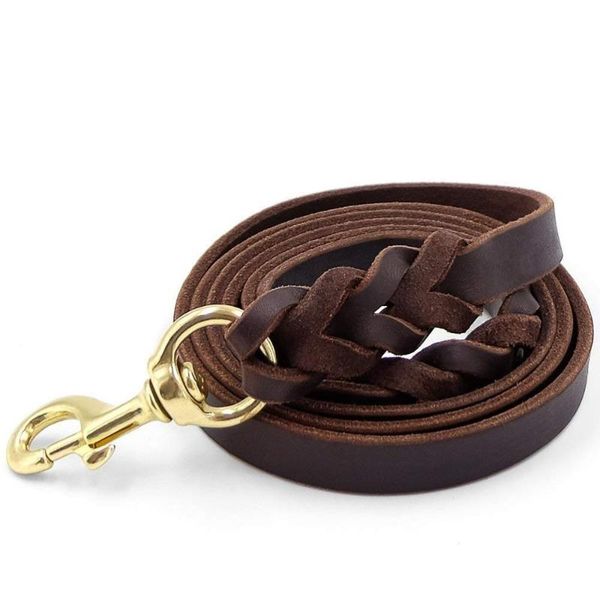 dog collars & leashes genuine leather leash braided heavy duty training for large medium small dogs running and walking pl053
dog collars & leashes genuine leather leash braided heavy duty training for large medium small dogs running and walking pl053