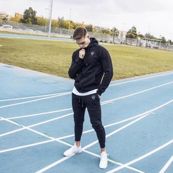 men's tracksuits male gym fitness training hoodie running sports men sportswear clothingsuit sweatpants pants sets jogging suit, Gray
men's tracksuits male gym fitness training hoodie running sports men sportswear clothingsuit sweatpants pants sets jogging suit, Gray