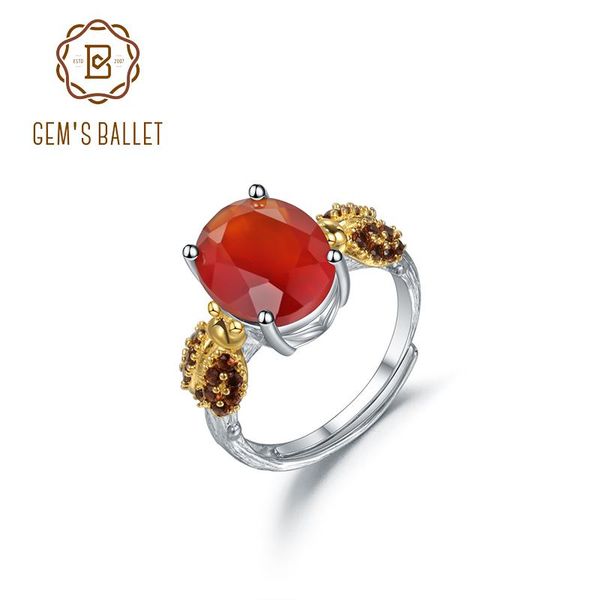 gem's ballet 925 sterling silver classic rings natural oval red agate quartz gemstone handmade adjustable ring for women jewelry cluste, Golden;silver
gem's ballet 925 sterling silver classic rings natural oval red agate quartz gemstone handmade adjustable ring for women jewelry cluste, Golden;silver